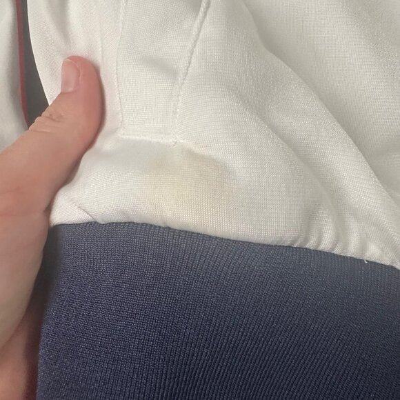 Champion Track Jacket Womens Large White Life Crown C Logo Full Zip Track Jacket - Picture 9 of 16